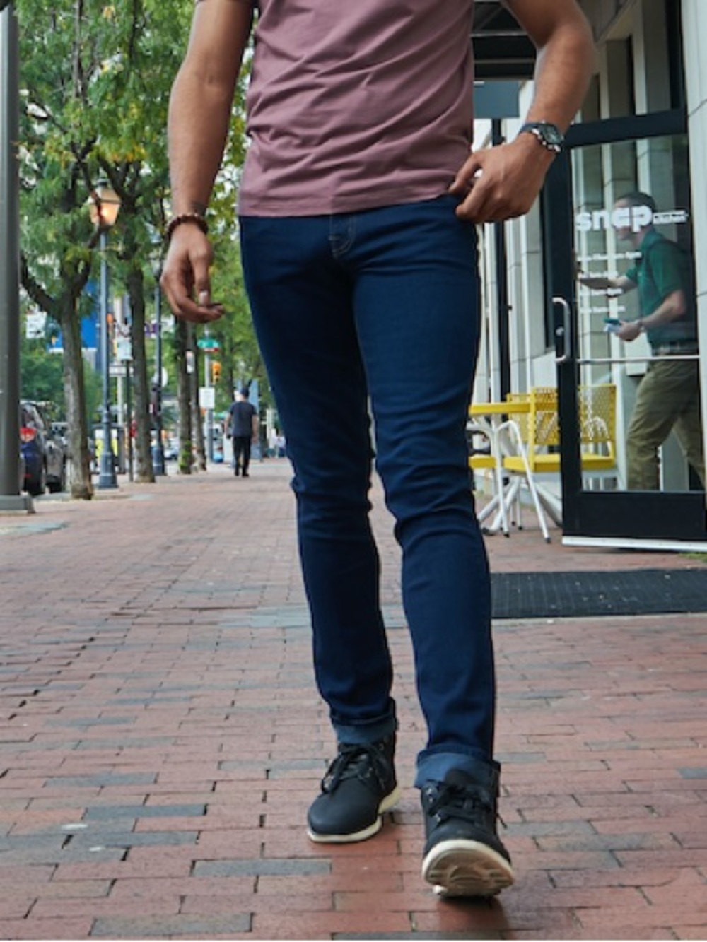 Sebastian McCall Straight Leg Jeans Storm Wash